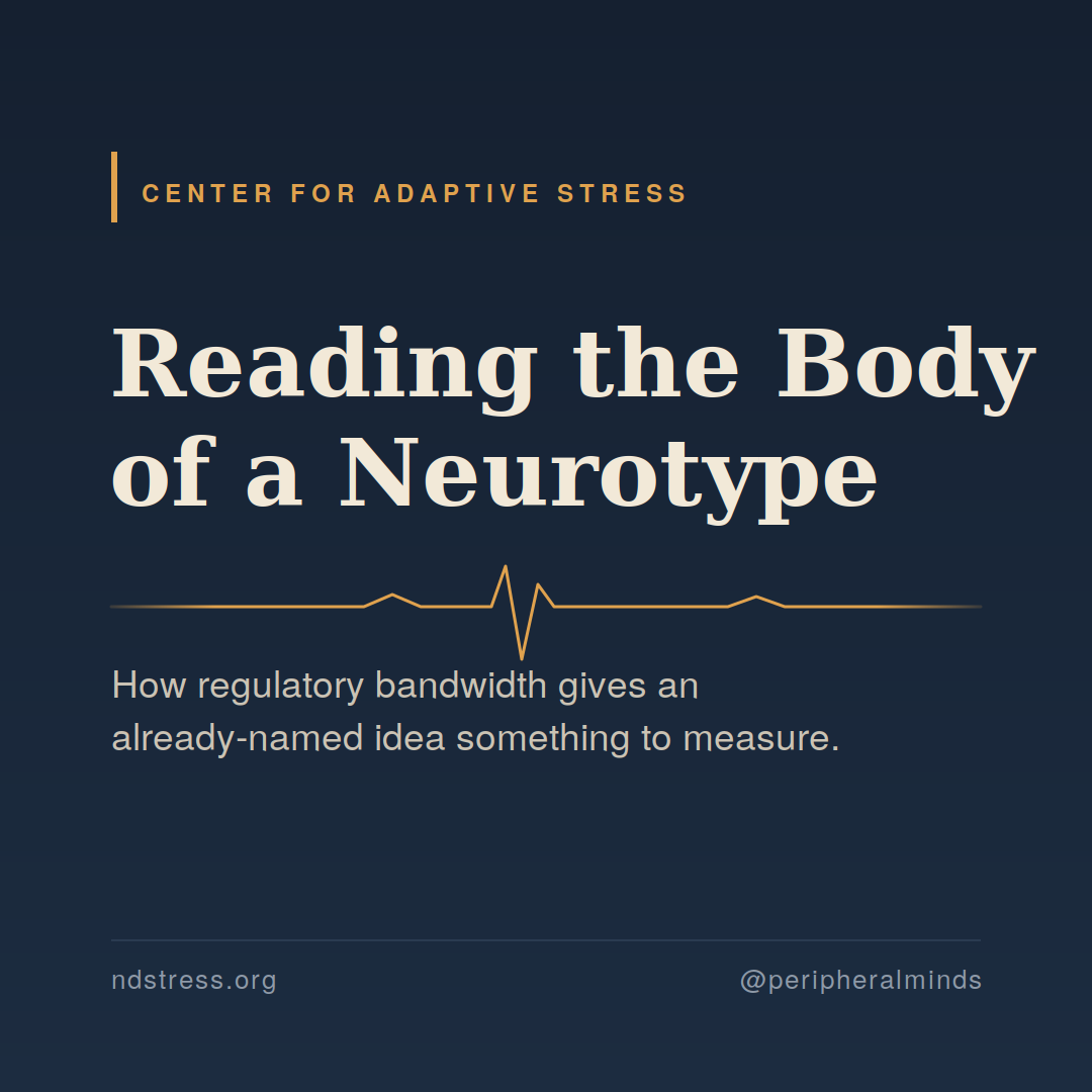 Reading the Body of a Neurotype